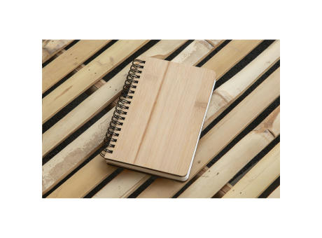 Notebook made from Stonewaste-Bamboo A6 Notizbuch