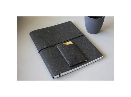 Recycled Leather Refillable Notebook A5 Notizbuch