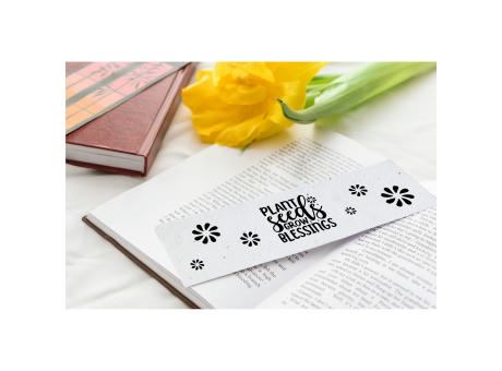 Seed Paper Bookmark Lesezeichen