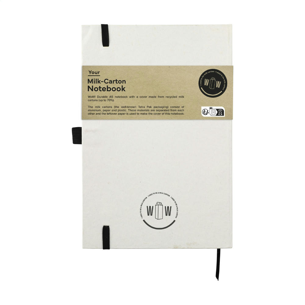 Milk-Carton Notebook A5 Notizbuch