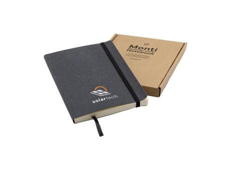 Monti Recycled Leather Notebook A5 Notizbuch