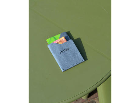 Recycled Denim Textile Cardholder Kartenhalter