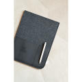 Recycled Felt & Apple Leather Laptop Sleeve 14"