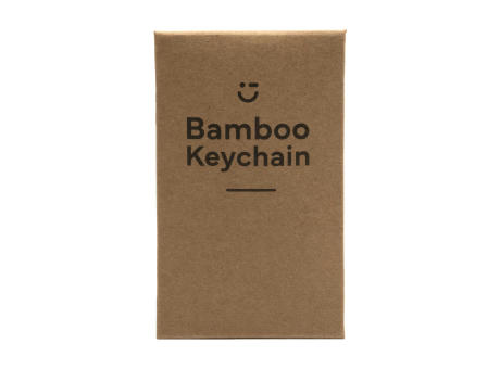 Bamboo Key Rectangle Schlüsselanhänger