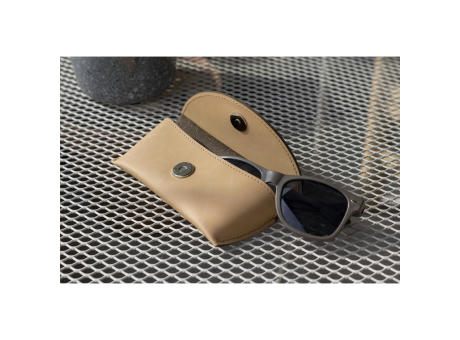 Recycled Leather Sunglasses Pouch  Brillen-Etui