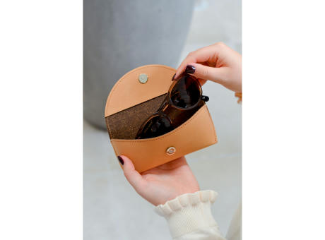 Recycled Leather Sunglasses Pouch  Brillen-Etui