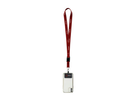 Lanyard Sublimation Buckle RPET 2 cm mit Patch