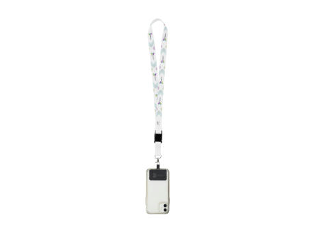 Lanyard Sublimation Buckle RPET 2 cm mit Patch