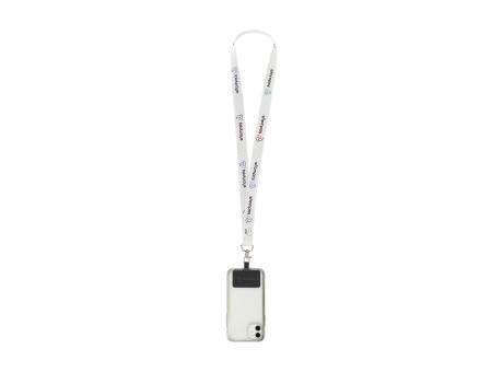 Lanyard Sublimation RPET 2 cm mit Patch Schlüsselband