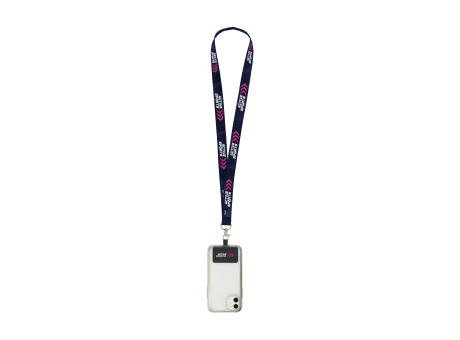 Lanyard Sublimation RPET 2 cm mit Patch Schlüsselband