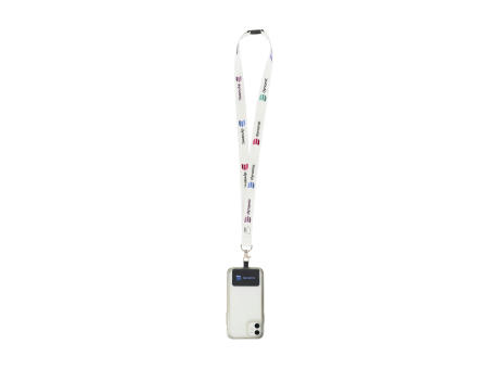 Lanyard Sublimation Safety RPET 2 cm mit Patch