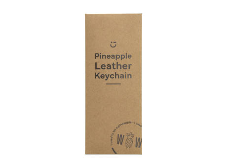 Vegan Pineapple Leather Keyring Schlüsselanhänger