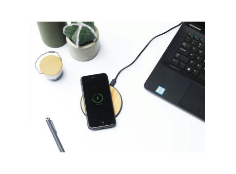 Bamboo 10W Wireless Charger Schnelladegerät