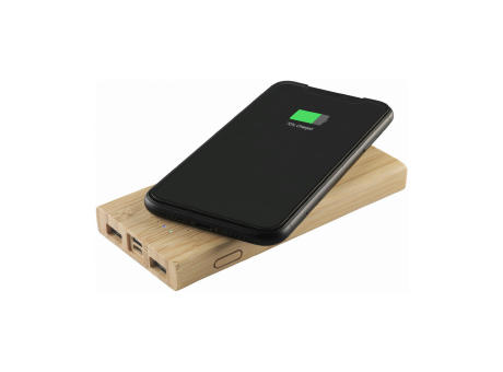 Bamboo 8000 Wireless Powerbank kabelloses Ladegerät