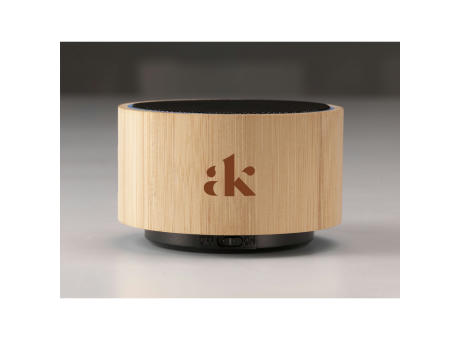 Wave Bambus Wireless Speaker kabelloser Lautsprecher