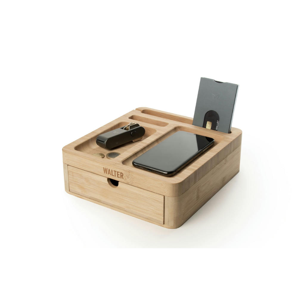 Walter Bamboo Big Dock 15W Organizer und Ladegerät