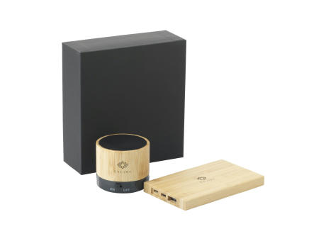 PowerBox Bamboo Geschenkset