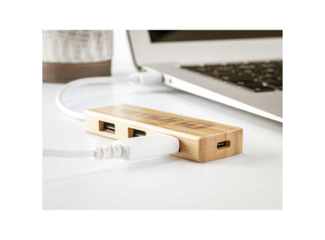 Bamboo USB Hub