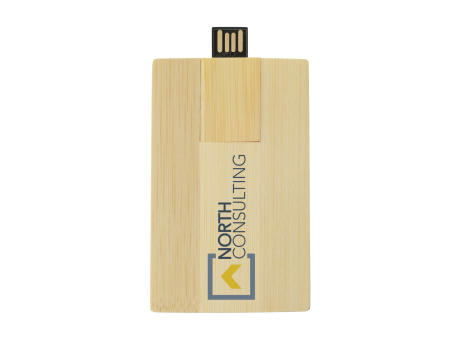 CreditCard USB Bamboo 64 GB