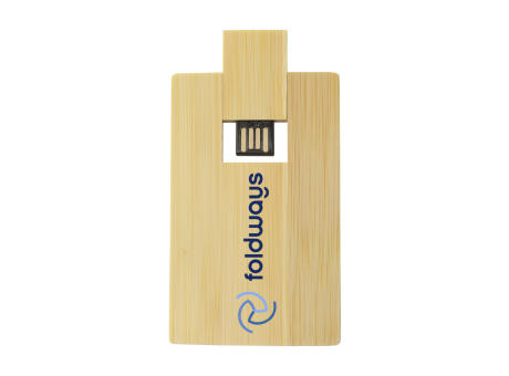 CreditCard USB Bamboo 64 GB