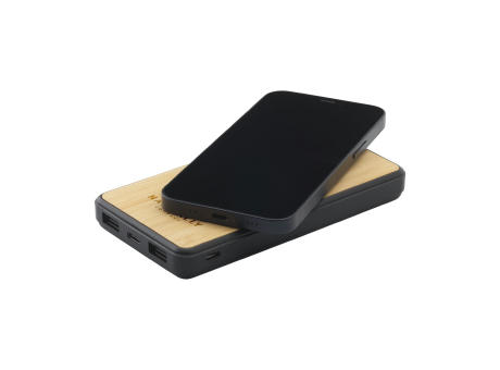 Boru Bamboo RCS Recycled ABS Powerbank Wireless Charger