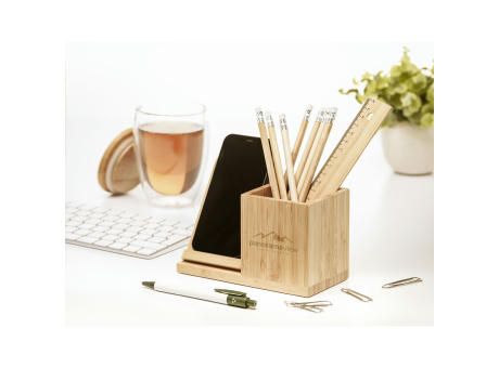 Bamboo Boss 15W Ladestation/Stifthalter