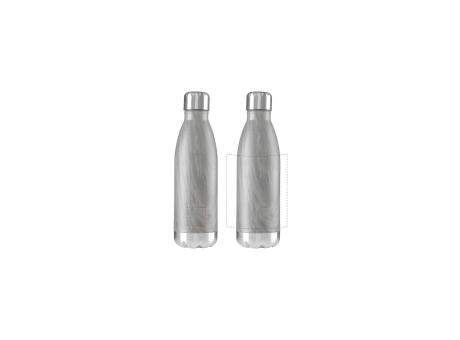 Topflask Wood 500 ml Trinkflasche