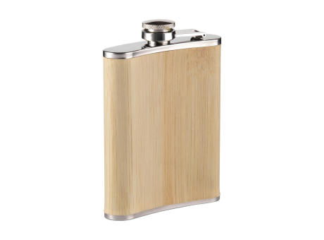 Hipflask Bamboo 200 ml Flachmann