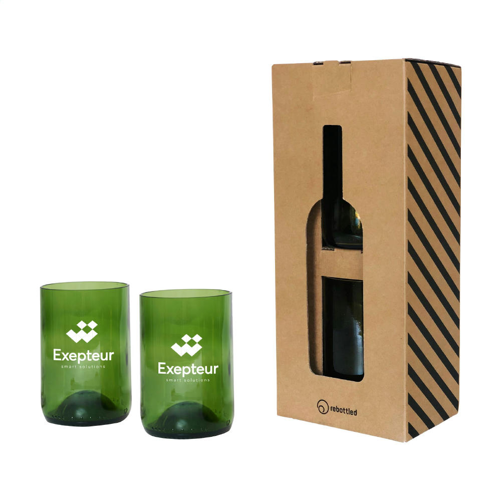 Rebottled® Tumbler 2-pack Trinkgläsern