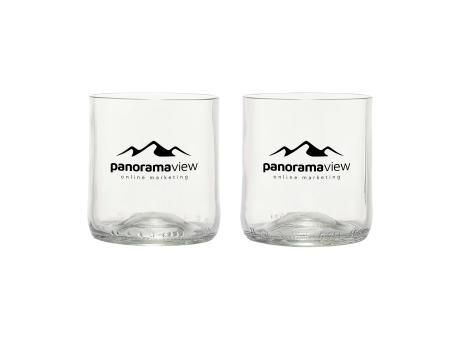 Rebottled® Short Tumbler 2-pack Trinkgläsern