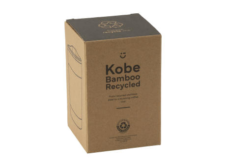 Kobe Bamboo RCS Recycled Steel 350 ml Kaffeebecher