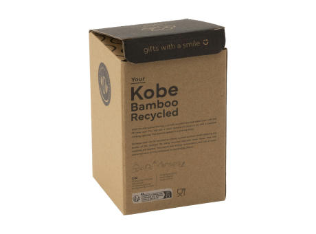 Kobe Bamboo RCS Recycled Steel 350 ml Kaffeebecher