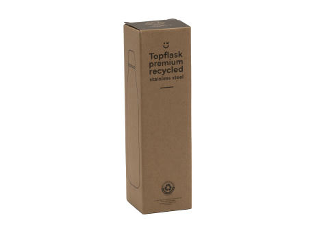 Topflask Premium RCS Recycled Steel Trinkflasche