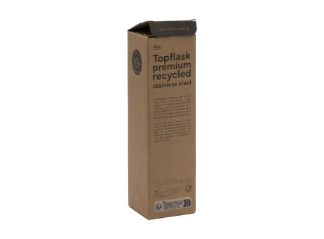 Topflask Premium RCS Recycled Steel Trinkflasche