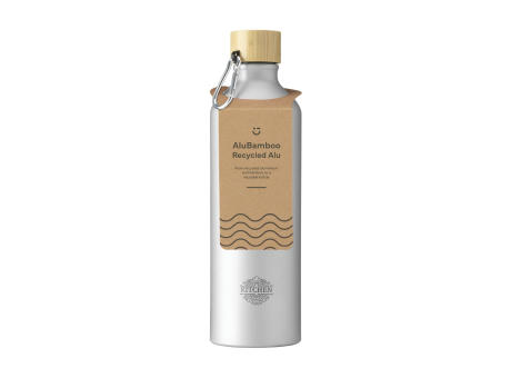 AluBamboo GRS Recycled Alu 750 ml Wasserflasche