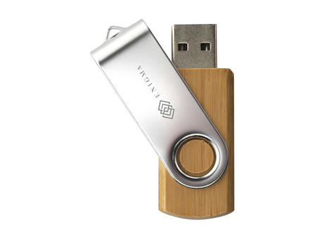 USB Twist Bamboo aus Vorrat 8 GB