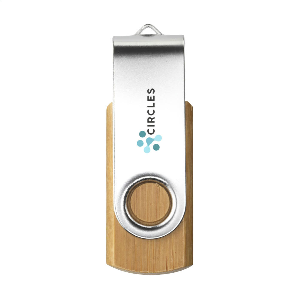 USB Twist Bamboo aus Vorrat 16 GB