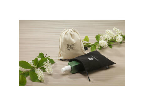 Gift Pouch Naturel GRS Recycled Cotton (150 g/m²) S