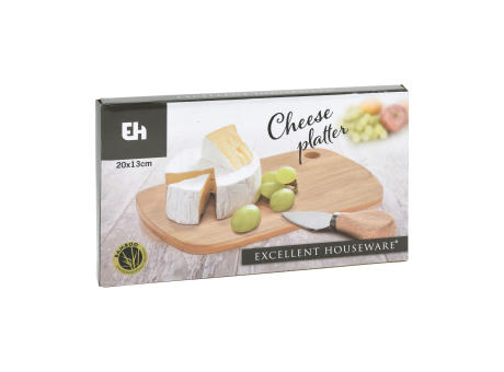 Bamboo Cheese Platter 2-pcs