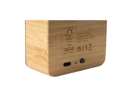 Sonido 5W Bamboo Wireless Speaker