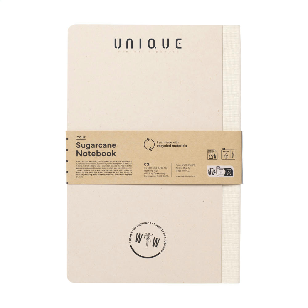 Sugarcane Notebook A5