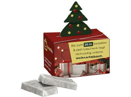 Geschenkbox Mini, Weihnachten, verschiedene Füllvarianten