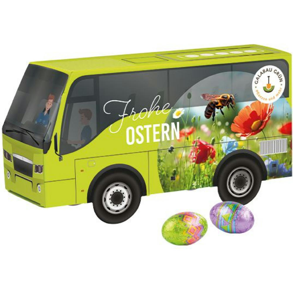 Bus Präsent, Ostern, verschiedene Füllvarianten