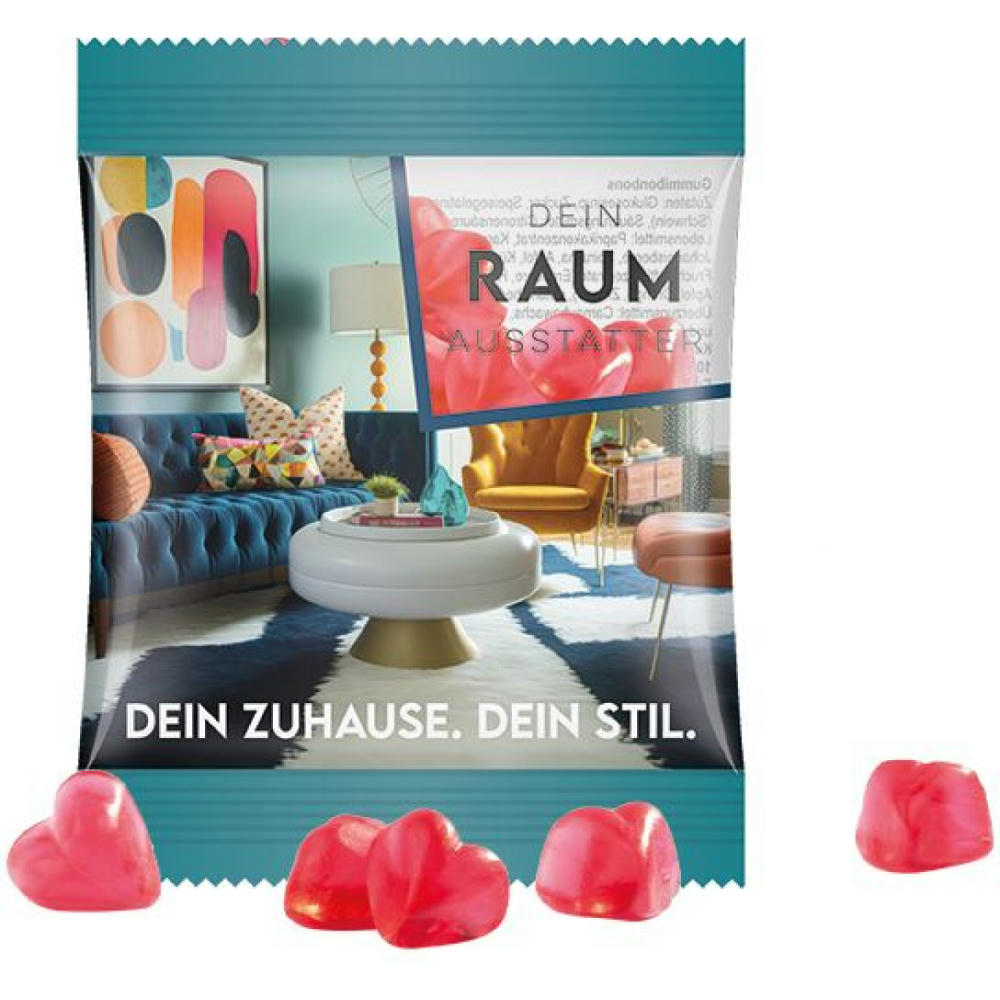 Minitüte 10g, Fruchtgummi Standardformen