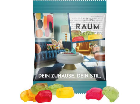 Minitüte 10g, Fruchtgummi Standardformen