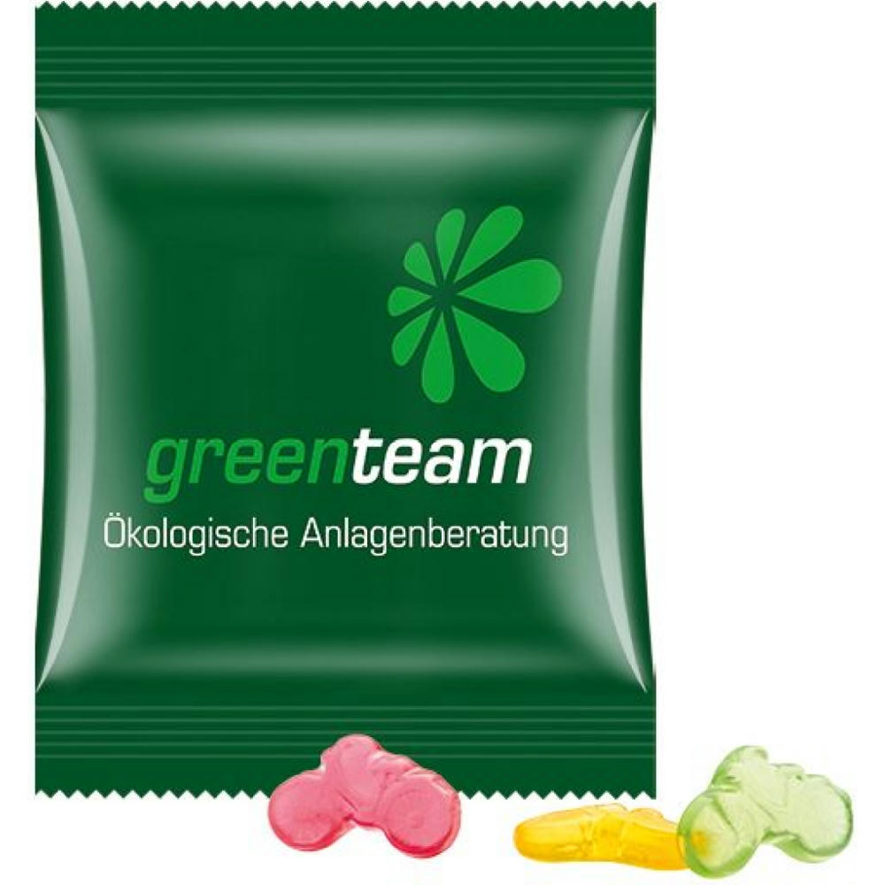 Minitüte 10g, Fruchtgummi Standardformen