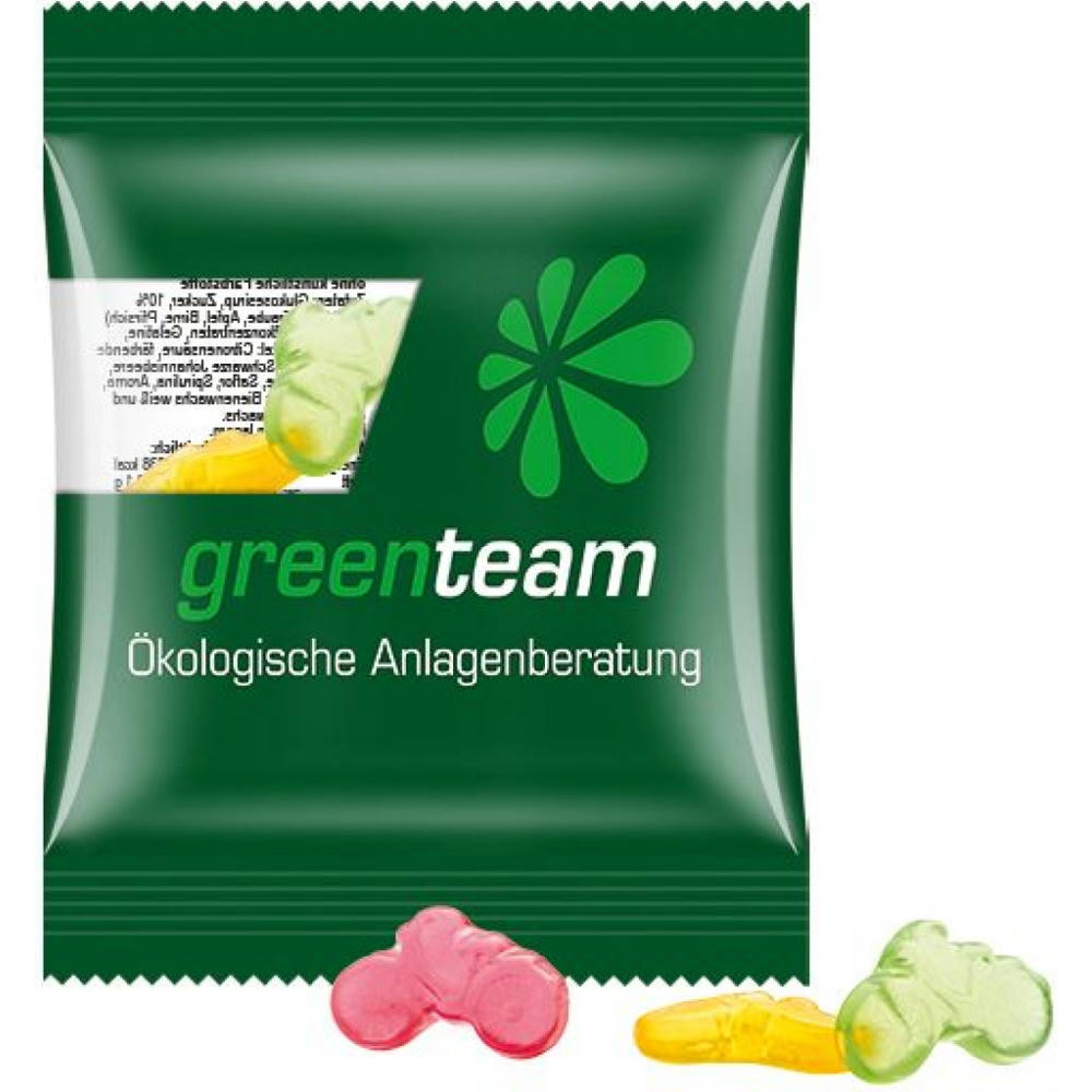 Minitüte 10g, Fruchtgummi Standardformen