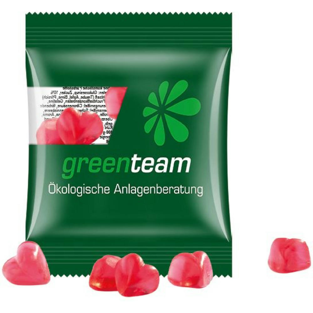 Minitüte 10g, Fruchtgummi Standardformen