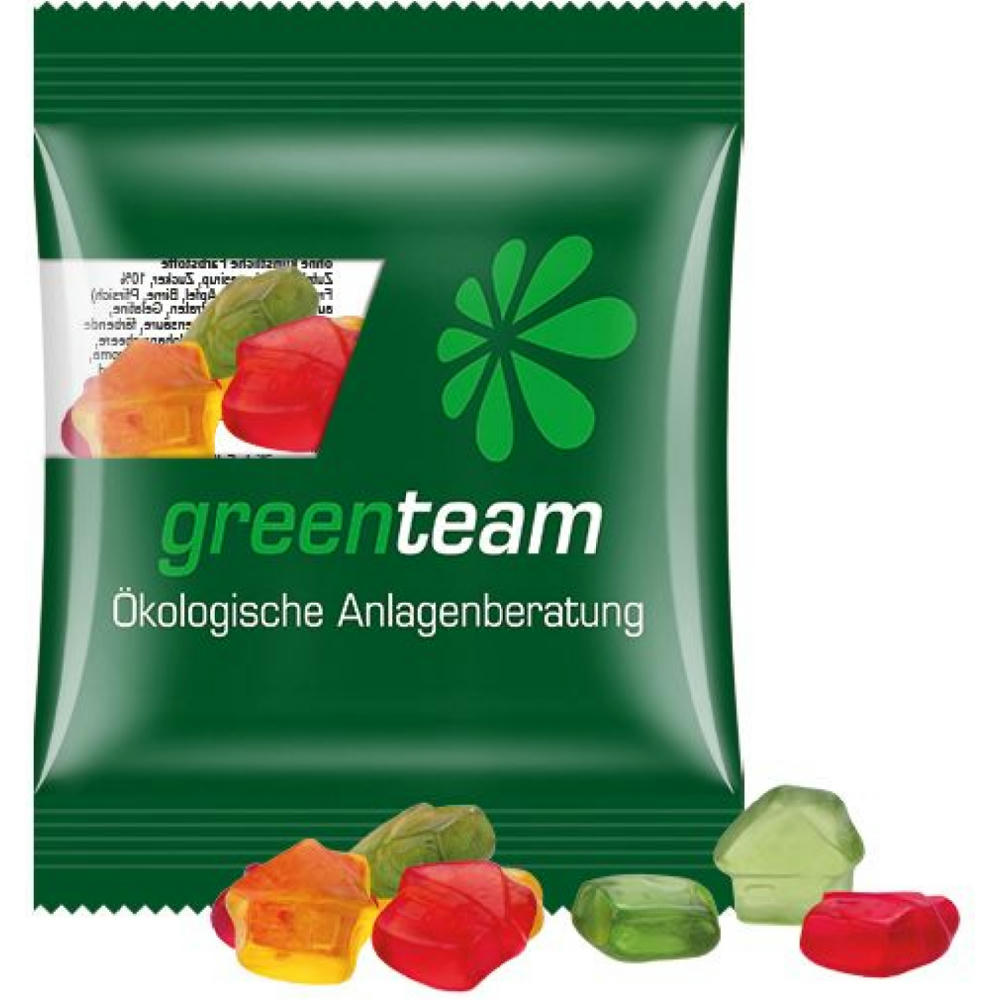 Minitüte 10g, Fruchtgummi Standardformen