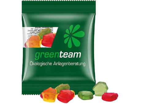 Minitüte 10g, Fruchtgummi Standardformen